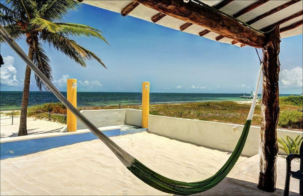 Beach Front House At Puerto Morelos Villa Exterior photo